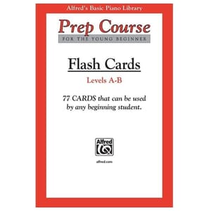 Alfred's Basic Piano Prep Course: Flash Cards Levels A & B