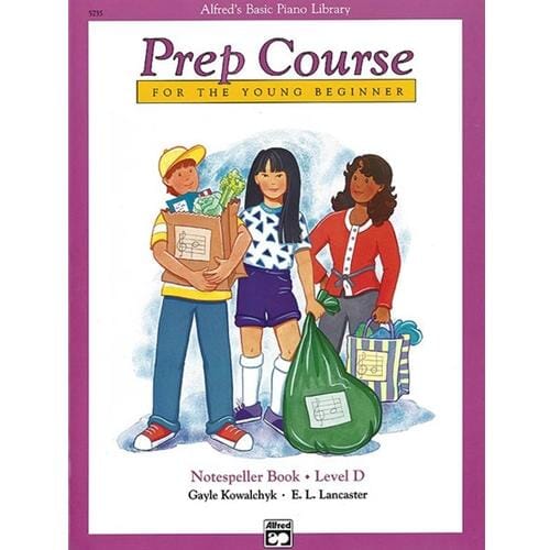 Alfred's Basic Piano Prep Course: Notespeller Book D