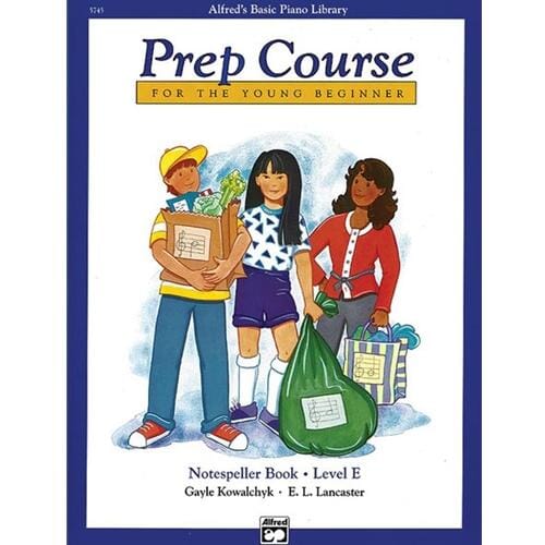 Alfred's Basic Piano Prep Course: Notespeller Book E