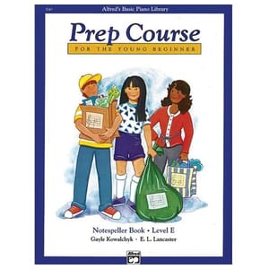 Alfred's Basic Piano Prep Course: Notespeller Book E