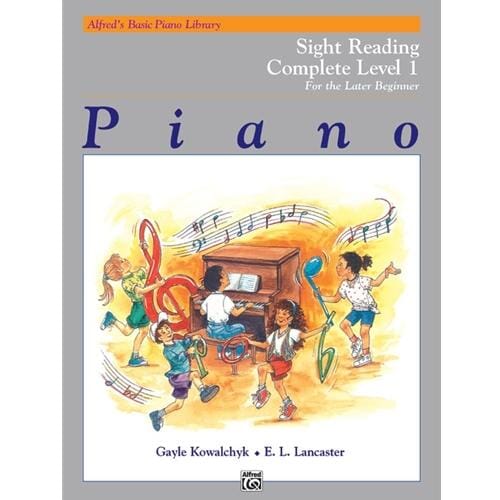Alfred's Basic Piano Library: Sight Reading Book Complete Level 1 (1A/1B)