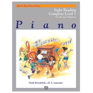 Alfred's Basic Piano Library: Sight Reading Book Complete Level 1 (1A/1B)