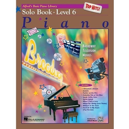 Alfred's Basic Piano Library: Top Hits! Solo Book 6