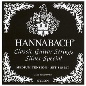 Hannabach 815MT Classic Guitar Strings Silver Special Medium Tension