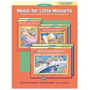 Music for Little Mozarts Teacher's Handbook for Books 1 & 2