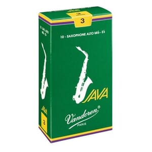 Vandoren Java Green Alto Sax Reeds #3.5