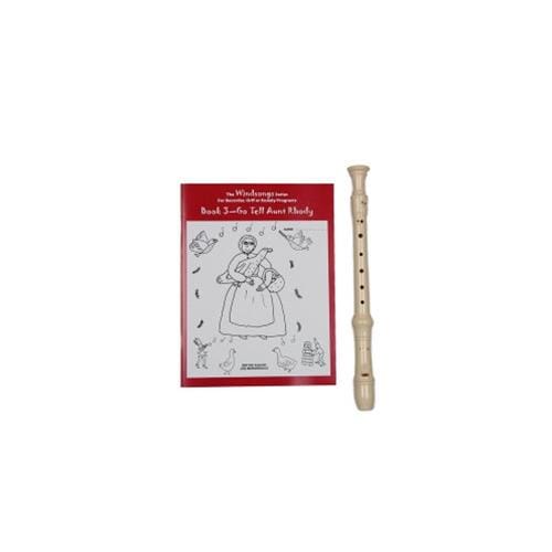 AULOS E303A 3-Piece Recorder + Windsongs Book 3