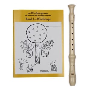 AULOS E302A 3-Piece Recorder + Windsongs Book 3