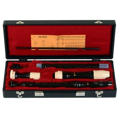 AULOS Soprano and Alto Recorder Set with Case
