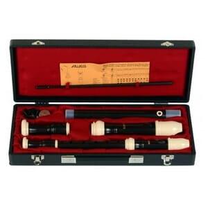 AULOS Soprano + Alto Recorders with Hard Case