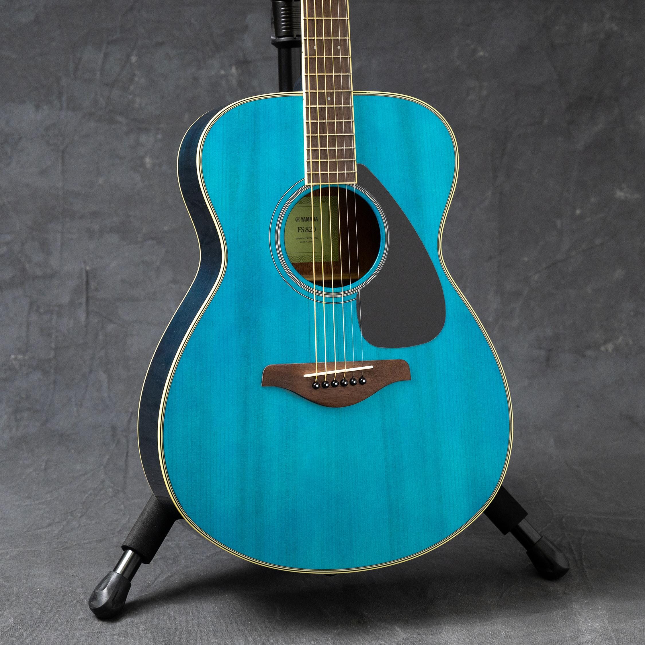 Yamaha FS820 Acoustic Folk Guitar Turquoise