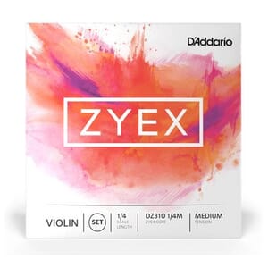 D'Addario Zyex E String 1/4 Violin