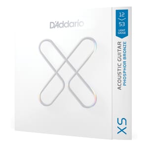 D'Addario XSAPB1253 12-53 Light, XS Phosphor Bronze Coated Acoustic Guitar Strings