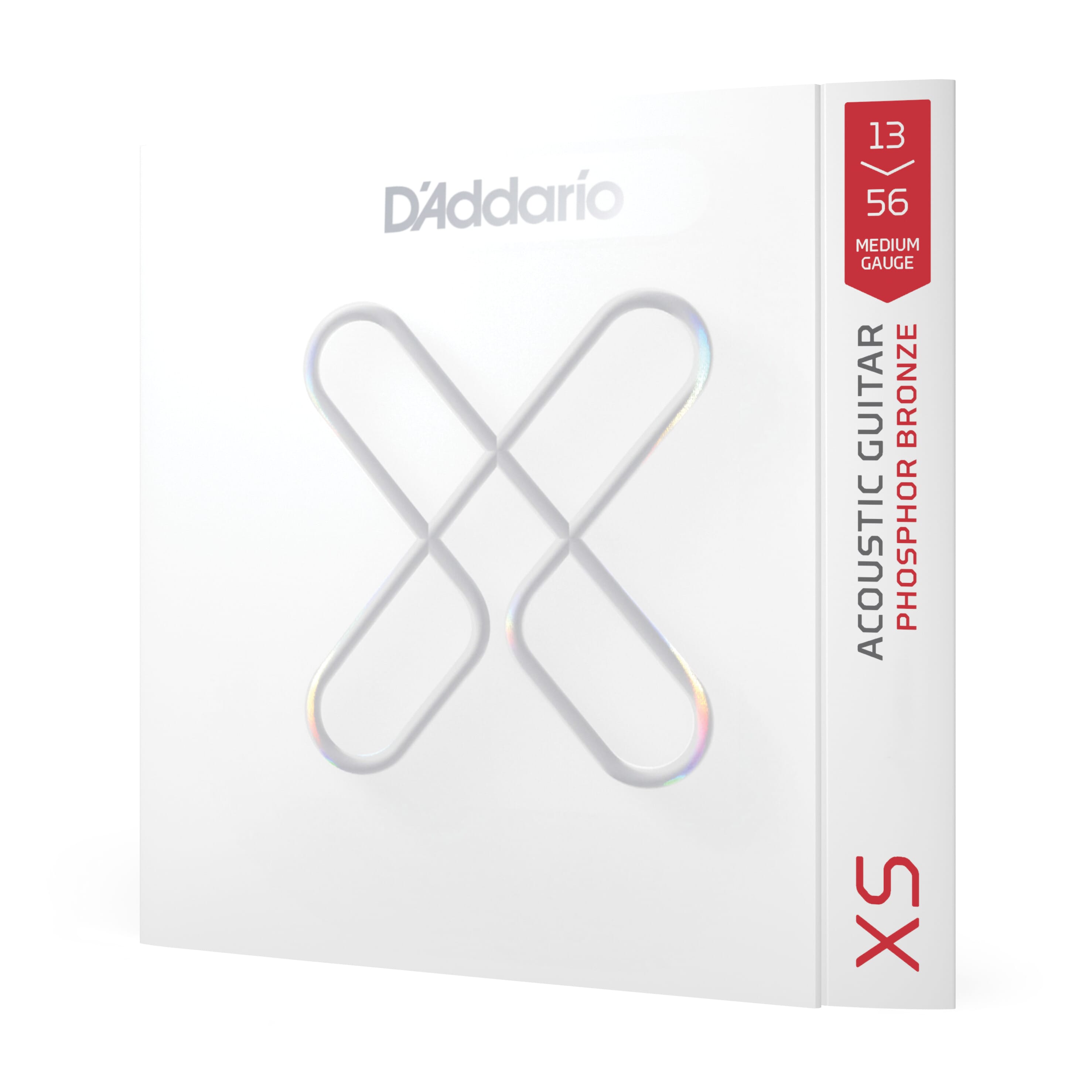 D'Addario XSAPB1356 13-56 Medium, XS Phosphor Bronze Coated Acoustic Guitar Strings