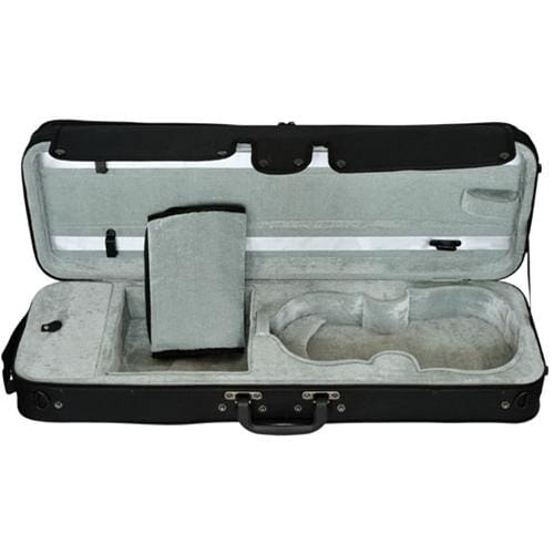 GEWApure Oblong Violin Case, Black 1/2