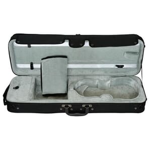 GEWApure Oblong Violin Case, Black 1/2