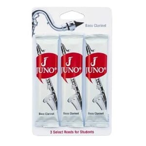 Juno #2 Bass Clarinet Reeds 3/pk