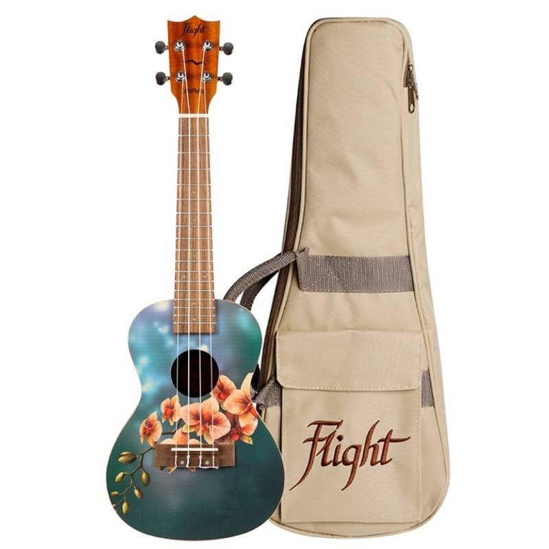 Flight AUC-33 Orchid Concert Ukulele