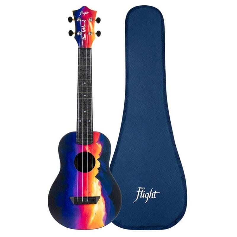 Flight Elise Ecklund Sunset Concert Travel Ukulele