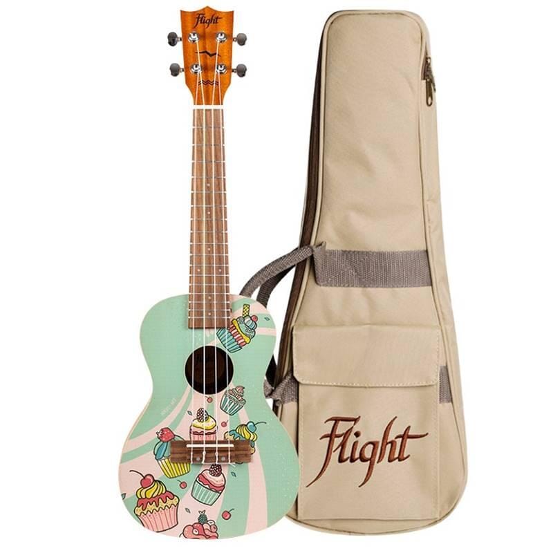 Flight AUC-33 Cupcake Concert Ukulele