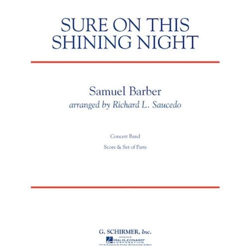 Sure on This Shining Night Concert Band
