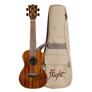 Flight DUC445 Glossy Acacia Concert Ukulele
