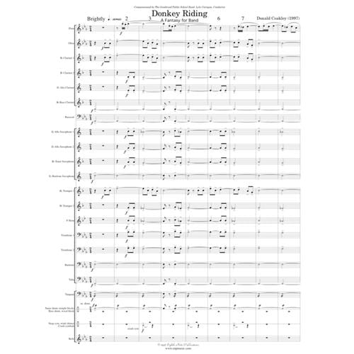 Donkey Riding Concert Band Arr. Donald Coakley