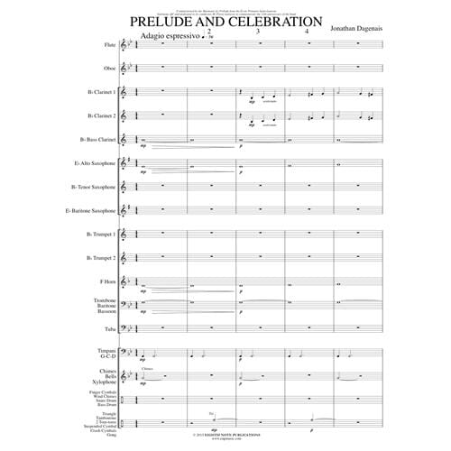 Prelude and Celebration Concert Band by Jonathan Dagenais