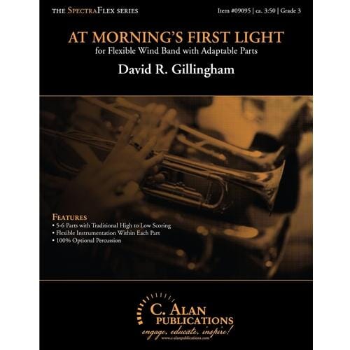 At Morning's First Light (6-Part Flex Band) Concert Band by David Gillingham