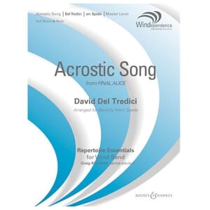 Acrostic Song Concert Band by David del Tredici
