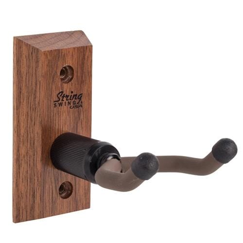 String Swing CC01UK Ukulele Wall Hanger- Black Walnut