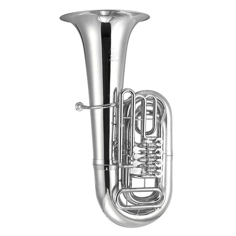 John Packer JP379BBS Sterling BBb Tuba Silver