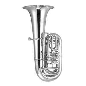 John Packer JP379BBS Sterling BBb Tuba Silver