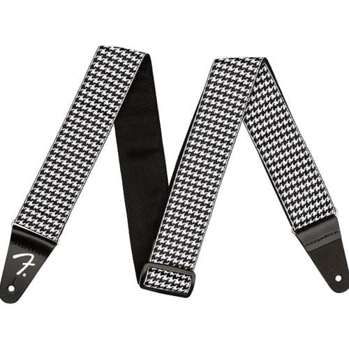 Fender Houndstooth Guitar Strap White