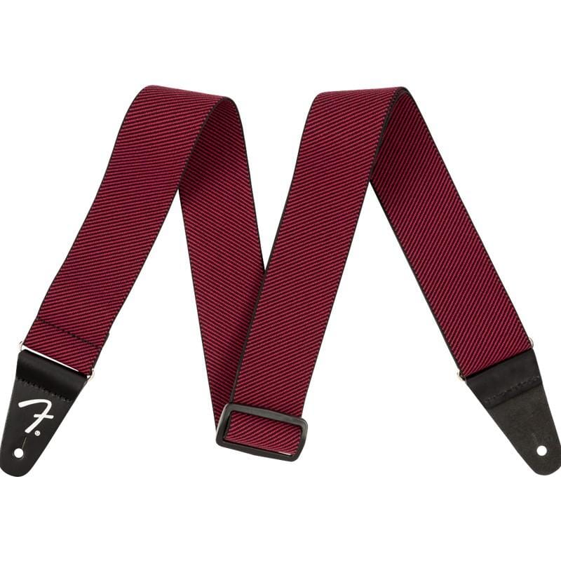 Fender WeighLess™ Tweed Strap, Red, 2"