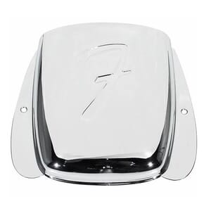 Fender Vintage-Style Jazz Bass® "F" Bridge Cover, Chrome