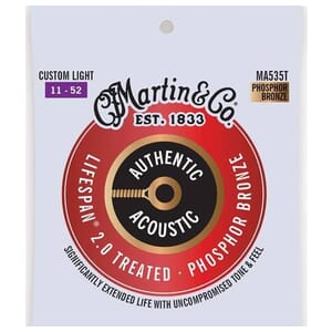 Martin MA535T Lifespan Custom Light Acoustic Strings, Phospor Bronze