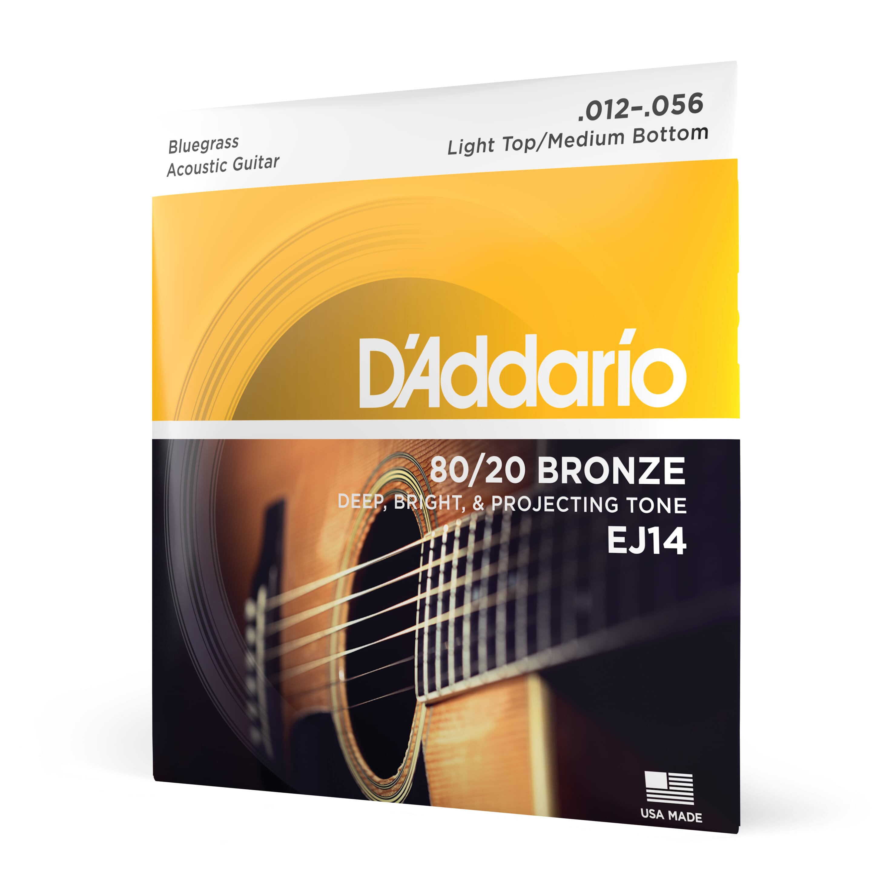 D'addario EJ14 Acoustic Strings, Bluegrass (80/20 Bronze)